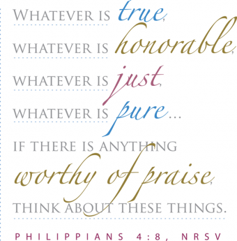 Whatever is true...