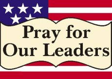 Pray for our Leaders